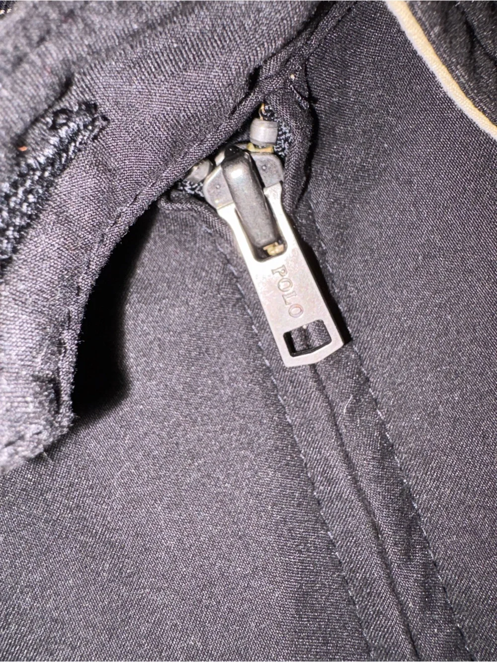 Polo Ralph Lauren Men XXL Black Harrington Jacket Full Zip Lined Pony Logo